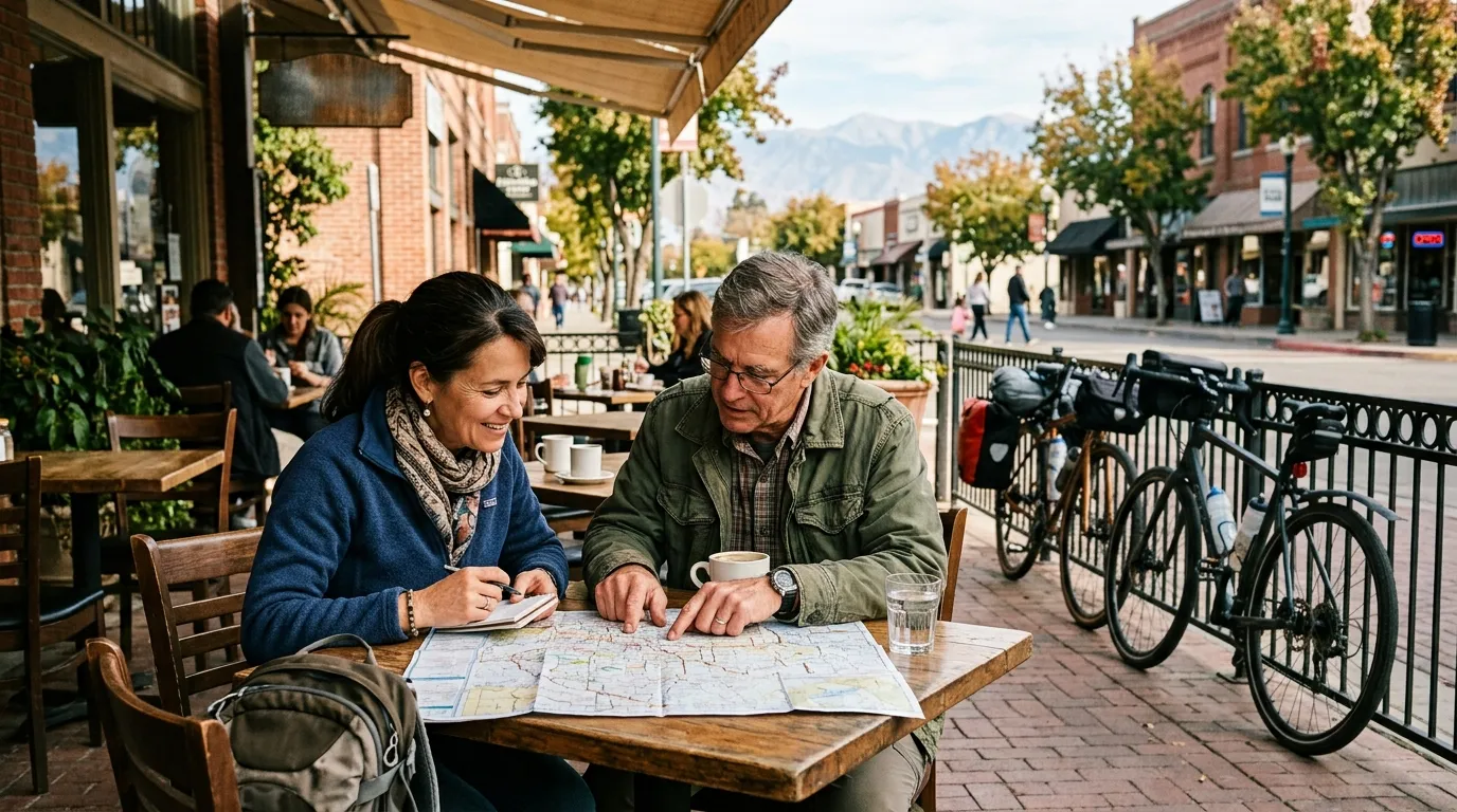 Travelers planning a visit from a Tulare County downtown
